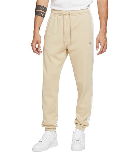 nike jogginghose beige herren